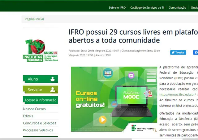site-cadastro-ifro