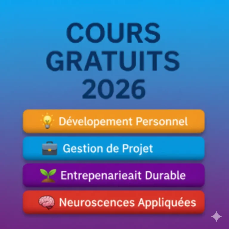 Cours gratuits disponibles dès maintenant