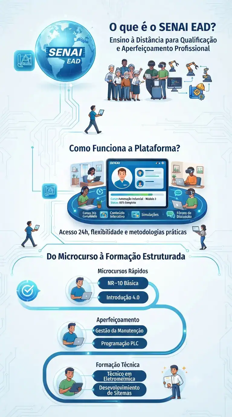 O que é o SENAI EAD e Como Funciona a Plataforma